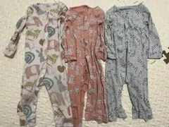 ネクスト next アニマル動物柄ロンパース3着セット