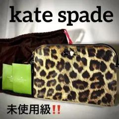 【未使用級‼️】レオパード　ヒョウ柄　ケイトスペードショルダーバッグ