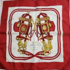 HERMES エルメス　カレ45 プチカレ　ガヴロッシュ　シルク　スカーフ