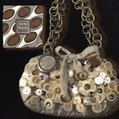 セール中！ジャマンピュエッシュ　スパンコール　パーティーバッグ　保管袋付き♡