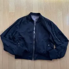 黒 ブルゾン リバーシブル