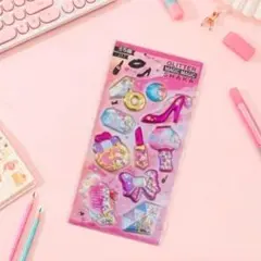 【最安値】グリッター シャカシャカ シール コスメ シール ラメ 立体