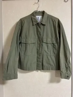 GAP ギャップ ミリタリージャケット オリーブグリーン - メルカリ