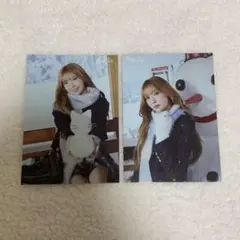 JYP POPUP ポップアップ niziu マユカ ラントレ トレカ 2枚