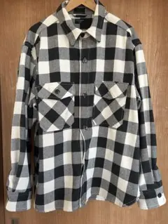 【美中古品】BACK NUMBER チェック柄ネルシャツＸLサイズ
