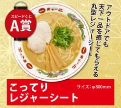 天下一品　A賞　レジャーシート