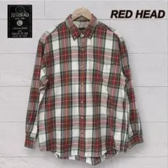 か*ず様 REDHEAD チェック　ネルシャツ Lサイズ