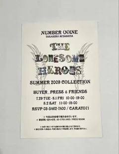 NUMBER (N)INE invitations ポストカード 2026年最新】NUMBER (N)INE メンズ 小物 その他の人気アイテム - メルカリ