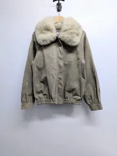 メラーンジェ melange ジャンバー アウター ファー コート ブルゾン 
