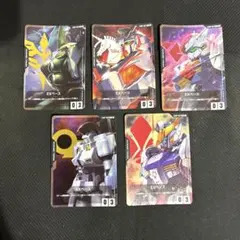 ガンダムカードゲーム EXベース 「はじめようキャンペーン」5種コンプ