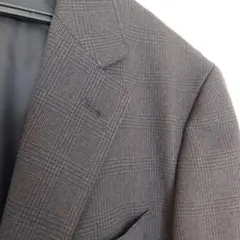 ジャケット　グレー　96AB5　AB体　格子柄　カジュアルジャケット　チェック