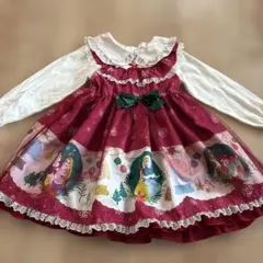 ディズニー プリンセス キッズ ワンピース ドレス クリスマス