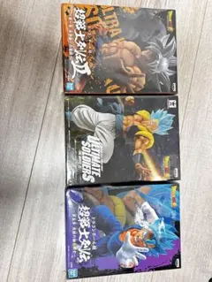 超戦士列伝II孫悟空、超戦士列伝ベジット、ゴジータドラゴンボール3点まとめ売り