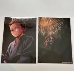 2枚セット　鬼滅の刃　映画　入場特典　猗窩座 イラストボード 無限城編 第七段