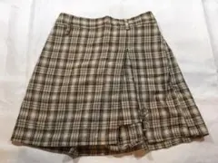 WEGOチェックスカート サイズF