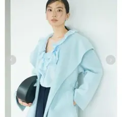 【FRAY.ID ショールカラーショートリバーコート】size１