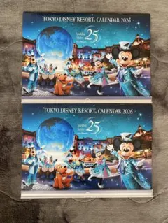東京ディズニーリゾート カレンダー 2026 オリエンタルランド　壁掛け　非売品