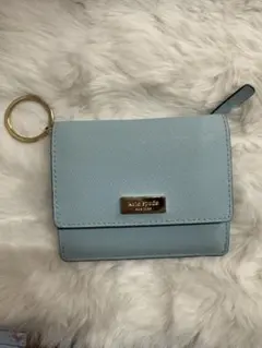 Kate Spade 水色 カードケース　コインケース
