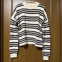 KBF ボーダー　ニット　薄手　春服のサムネイル