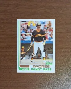 来日外国人➄ MLB カード ランディ・バース 1982 Topps
