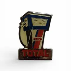 ヴィンテージ ピンバッジ TOTAL ロゴ “1” 企業ノベルティ