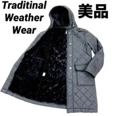 美品✨トラディショナルウェザーウェア　キルティングコート　レディース39 黒