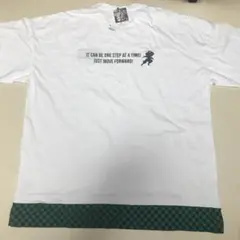 鬼滅の刃 XL 竈門炭治郎 切替 Tシャツ 白緑 ジーユー gu LL 新品