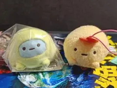 新品 大絶滅展×すみっコぐらし てのりぬいぐるみ たぴおか ブルー 三葉虫 ＋α