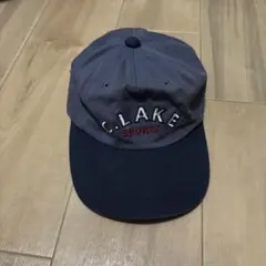 90s ビンテージキャップ　在原みゆ紀　ノームコア　y2k 2トーン　茄子紺