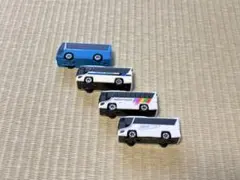 【4台】ミニカー バス　まとめ売り　セット売り　トミカ？TOMICA？