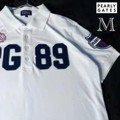 サ*ケ様 状態○【パーリーゲイツ】ワッペン刺繍ロゴ ゴルフウェア スポーツ