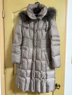 23区　ロングダウンコート　ライトブラウン