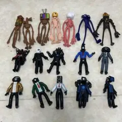 スキビディトイレ サイレンヘッド フィギュア 17体セット カメラマン ミニ