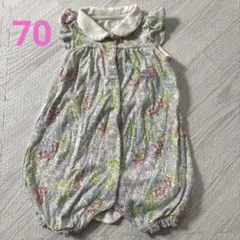 babyGAP 花柄 ロンパース 6-12ヶ月