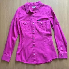 Wrangler ピンクウエスタンシャツ S 新品のサムネイル