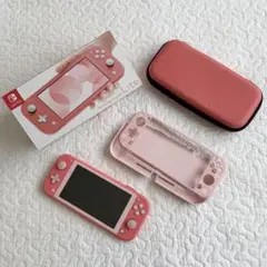 Nintendo Switch Lite コーラル 本体 キャリングケース付 - メルカリ