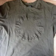 DIESEL エンボスロゴ Tシャツ M オリーブのサムネイル