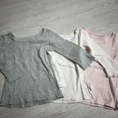 UNIQLO ベビー長袖肌着 3枚セット 90cm