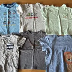 90㎝　ユニクロTシャツ 6枚セット