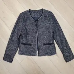 美品 ツイードジャケット 入学式 卒業式 卒園式 セレモニー Lサイズ