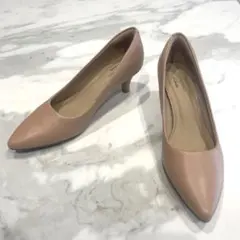 試着のみ クラークス Linvale Jerica 本革パンプス 22.5 美品のサムネイル
