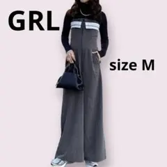 未使用品　GRL 折り返しラインオールインワン