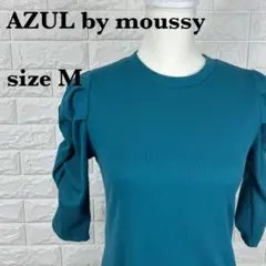 AZUL by MOUSSYパフスリーブミニワンピース ニット【362】のサムネイル