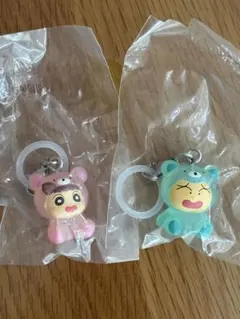 クレヨンしんちゃん みんなでくまパジャマ めじるしアクセサリー