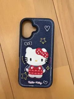 ハローキティ iPhoneケース hello kitty 刺繍