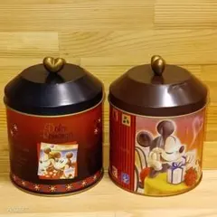 【レア】ミッキーマウスデザイン缶 2個セット