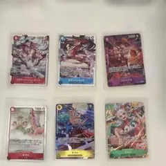 A*7様 ワンピースカードゲーム キャラクターカード 6枚セット 決戦の刻