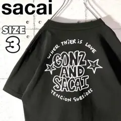 sacai MADSAKI 半袖Tシャツ 限定コラボ - メルカリ