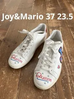 Joy&Mario ジョイアンドマリオ スニーカー 23.5 37 白Queenのサムネイル