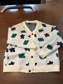 LAKOLE 花柄ニットカーディガン